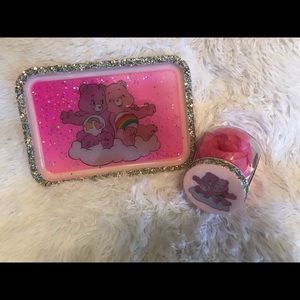 Carebears Tray and Jar